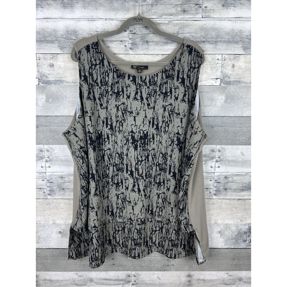 DG2 Diane Gilman Women's 3X Sleeveless Blouse